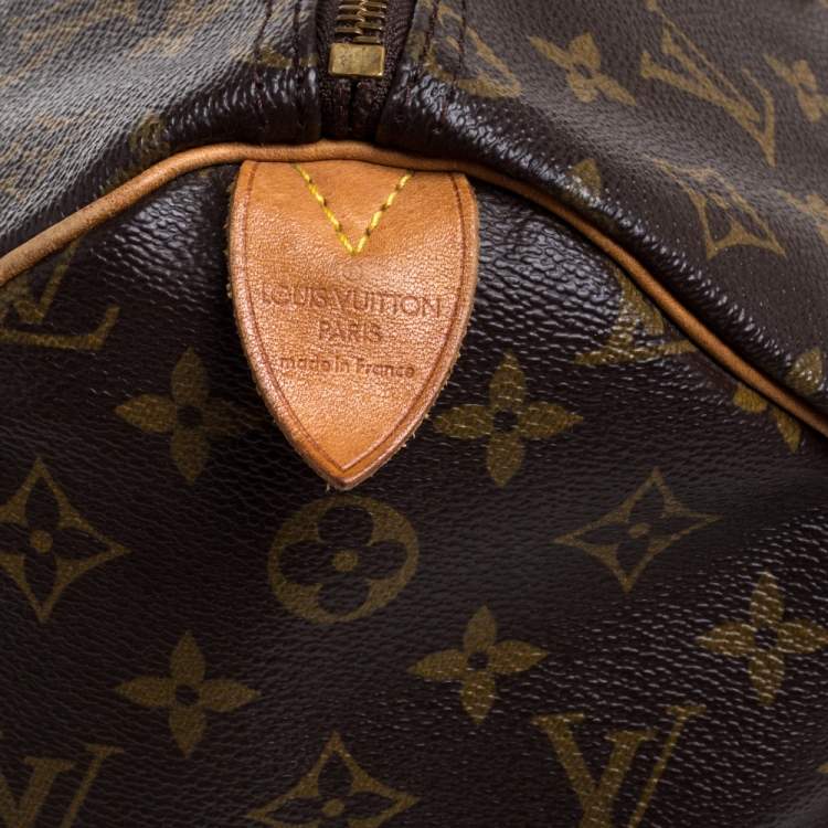 Pre Owned Louis Vuitton Monogram Canvas Speedy 35 Bag