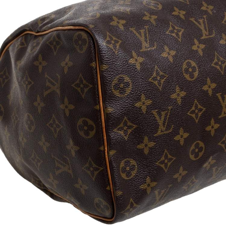 Pre Owned Louis Vuitton Monogram Canvas Speedy 35 Bag