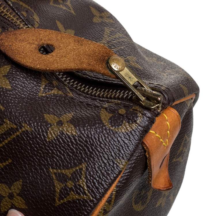 Pre Owned Louis Vuitton Monogram Canvas Speedy 35 Bag