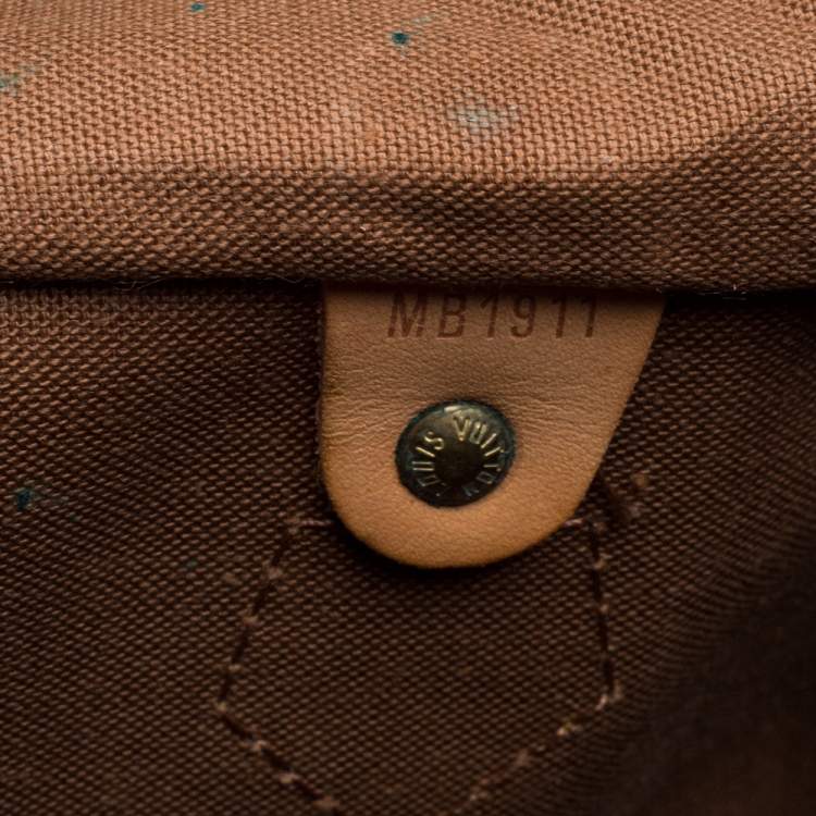 Pre Owned Louis Vuitton Monogram Canvas Speedy 35 Bag