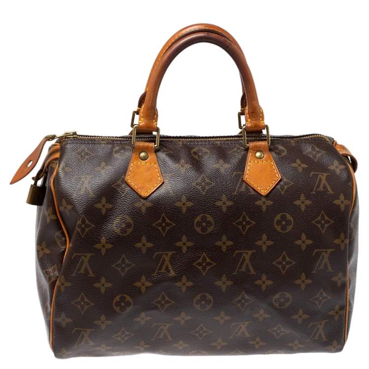 Pre Owned Louis Vuitton Monogram Canvas Speedy 30 Bag