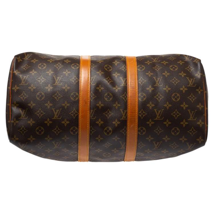 Pre Owned Louis Vuitton Monogram Canvas Keepall 45 Bag