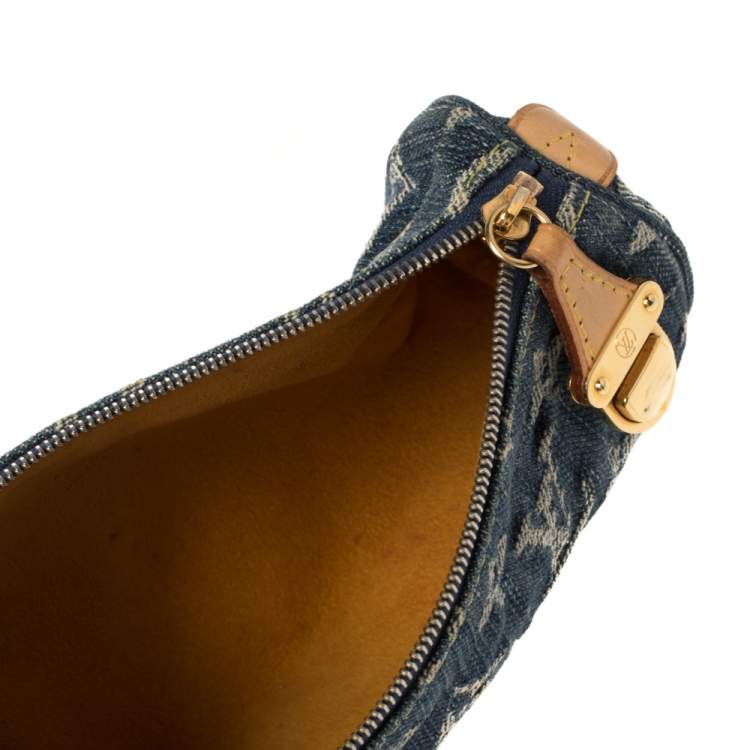 Bonhams : Louis Vuitton Blue Denim Rousse Speedy GM Pouch