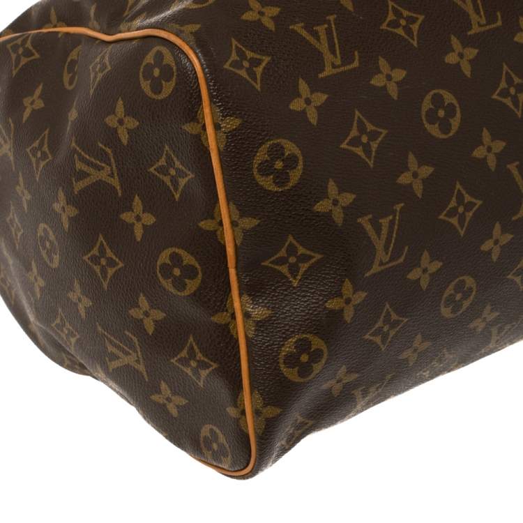 Pre Owned Louis Vuitton Monogram Canvas Speedy 35 Bag