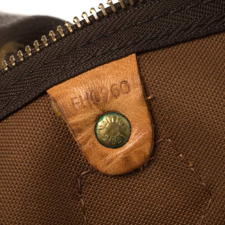 Pre Owned Louis Vuitton Monogram Canvas Speedy 35 Bag
