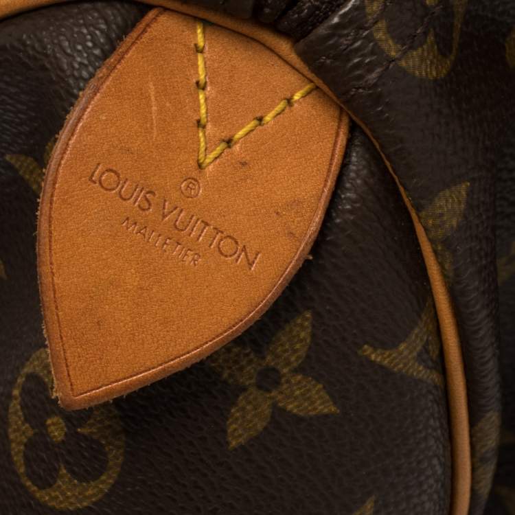 Pre Owned Louis Vuitton Monogram Canvas Speedy 35 Bag