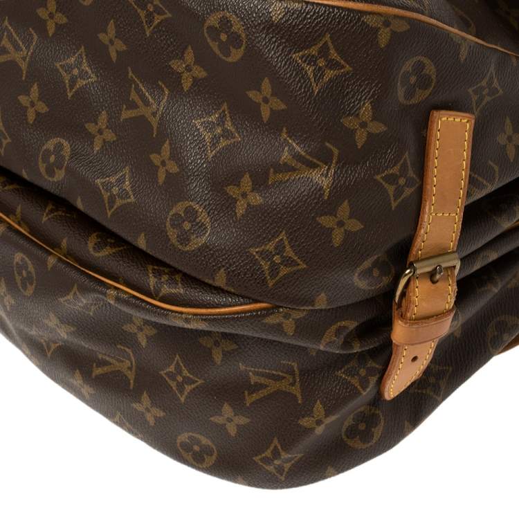 Pre Owned Louis Vuitton Monogram Canvas Saumur 35 Messenger Bag
