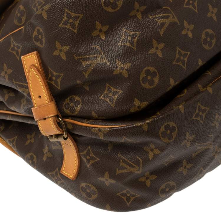 Pre Owned Louis Vuitton Monogram Canvas Saumur 35 Messenger Bag