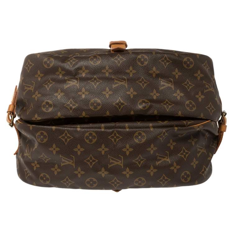 Pre Owned Louis Vuitton Monogram Canvas Saumur 35 Messenger Bag