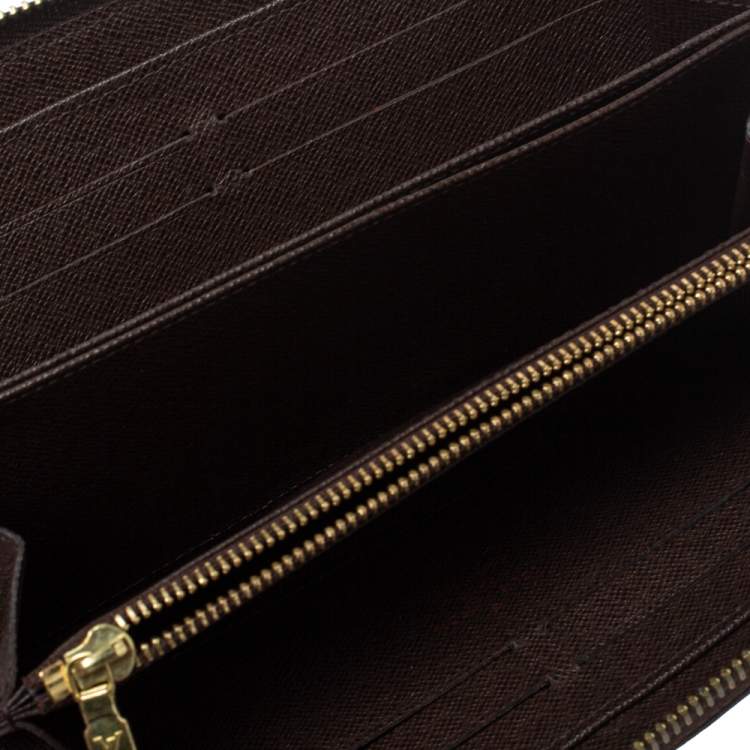 Louis Vuitton Black Epi Monogram Flower Zippy Wallet Multiple