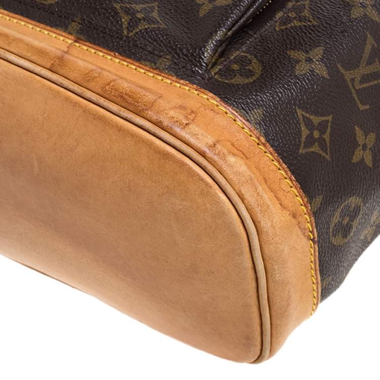 Pre Owned Louis Vuitton Monogram Canvas Montsouris MM Backpack Bag