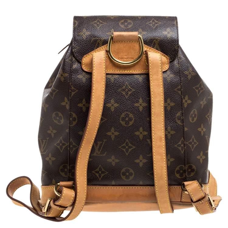Pre Owned Louis Vuitton Monogram Canvas Montsouris MM Backpack Bag