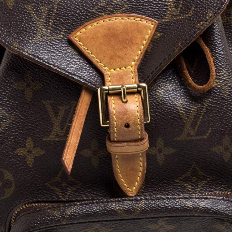 Pre Owned Louis Vuitton Monogram Canvas Montsouris MM Backpack Bag