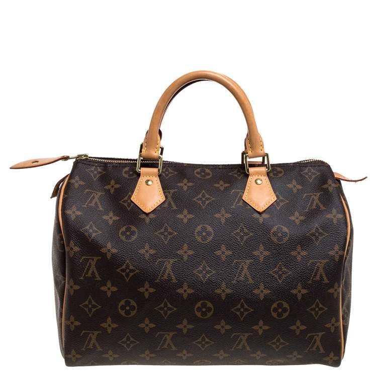 Pre Owned Louis Vuitton Monogram Canvas Speedy 30 Bag