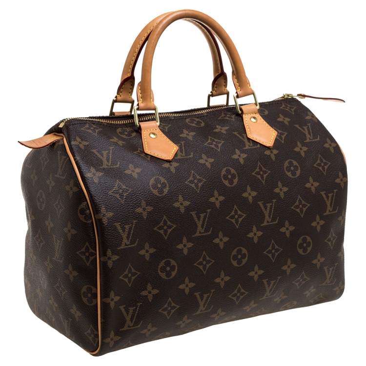 Pre Owned Louis Vuitton Monogram Canvas Speedy 30 Bag