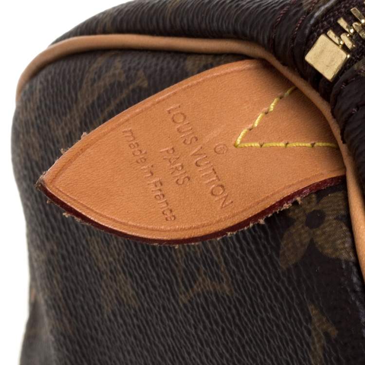 Pre Owned Louis Vuitton Monogram Canvas Speedy 30 Bag
