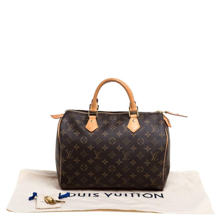 Pre Owned Louis Vuitton Monogram Canvas Speedy 30 Bag