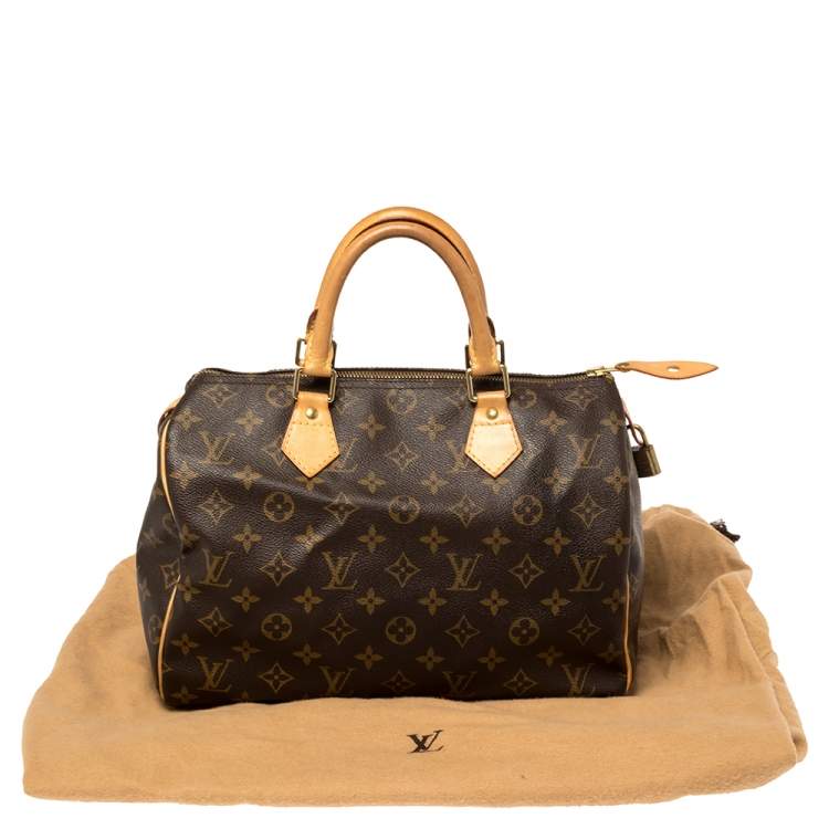 Pre Owned Louis Vuitton Monogram Canvas Speedy 30 Bag