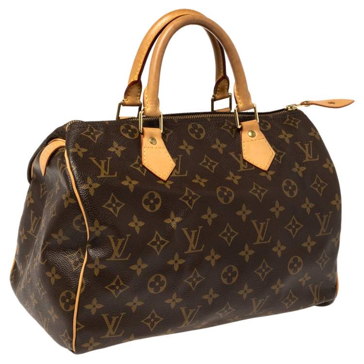 Pre Owned Louis Vuitton Monogram Canvas Speedy 30 Bag