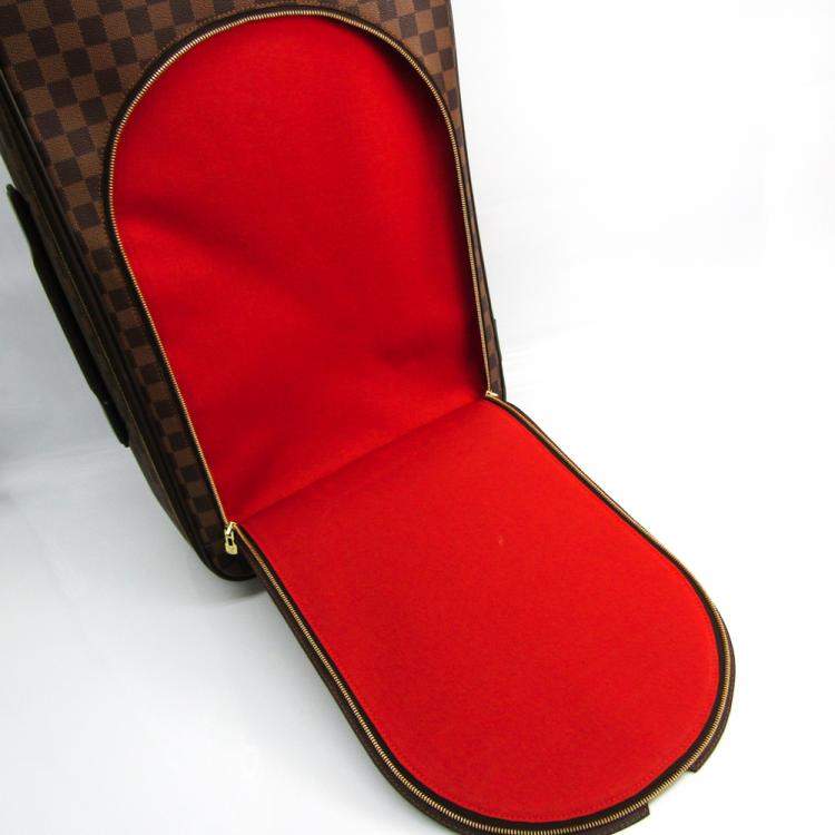 Pre Owned Louis Vuitton Damier Ebene Canvas Soft Case Pegase 55 Trolley Bag