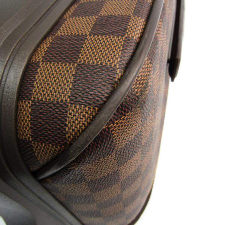 Pre Owned Louis Vuitton Damier Ebene Canvas Soft Case Pegase 55 Trolley Bag
