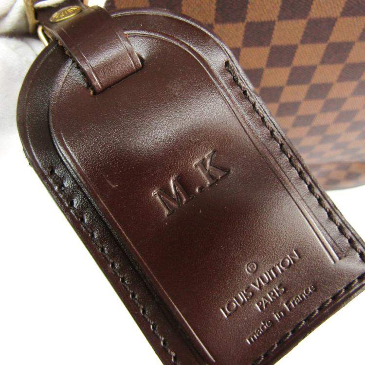 Pre Owned Louis Vuitton Damier Ebene Canvas Soft Case Pegase 55 Trolley Bag