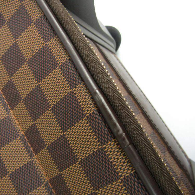 Pre Owned Louis Vuitton Damier Ebene Canvas Soft Case Pegase 55 Trolley Bag