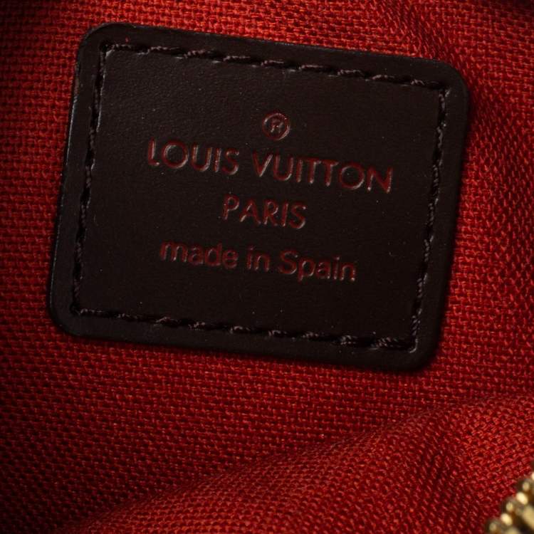 Pre Owned Louis Vuitton Damier Ebene Canvas Geronimos Belt Bag