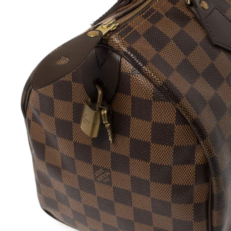 Pre Owned Louis Vuitton Damier Ebene Canvas Speedy 30 Bag