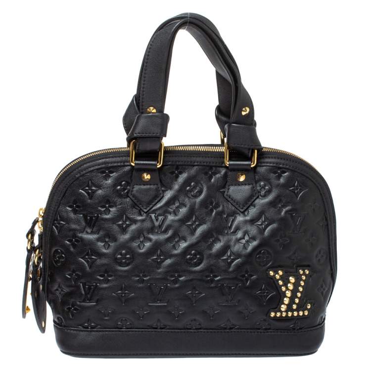 Used Louis Vuitton Neo Alma BB Empreinte Black Leather Bag