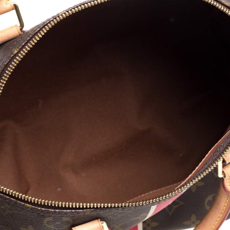 Pre Owned Louis Vuitton Mon Monogram Canvas Speedy 30 Bag