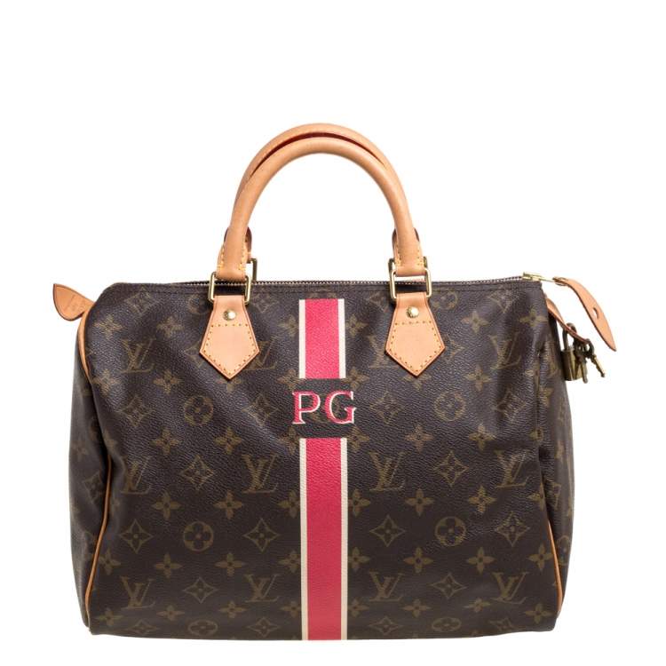 Louis Vuitton Mon Monogram Speedy 30 - Brown Handle Bags, Handbags -  LOU285232