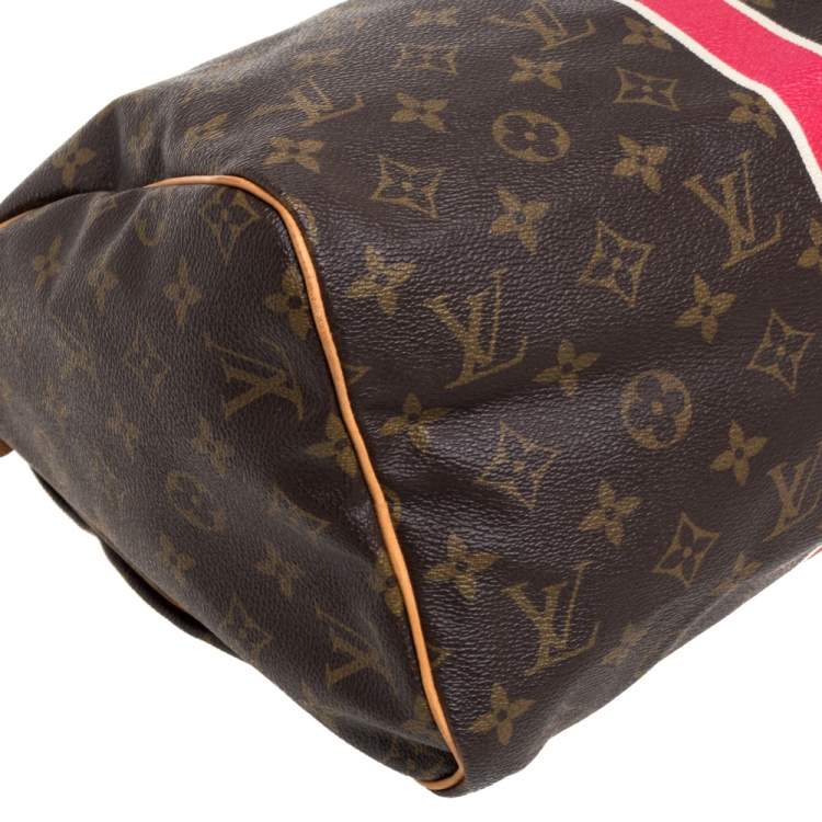 Pre Owned Louis Vuitton Mon Monogram Canvas Speedy 30 Bag