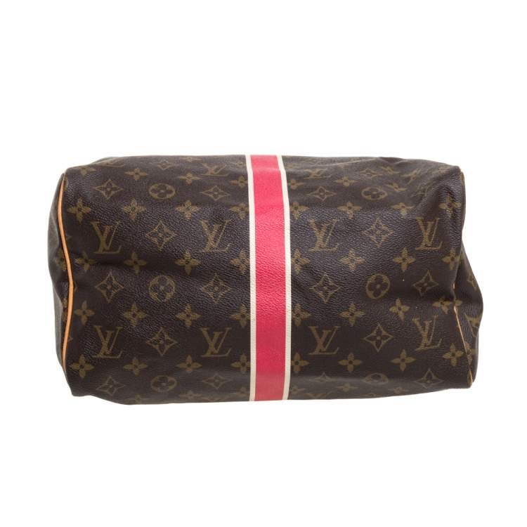Pre Owned Louis Vuitton Mon Monogram Canvas Speedy 30 Bag