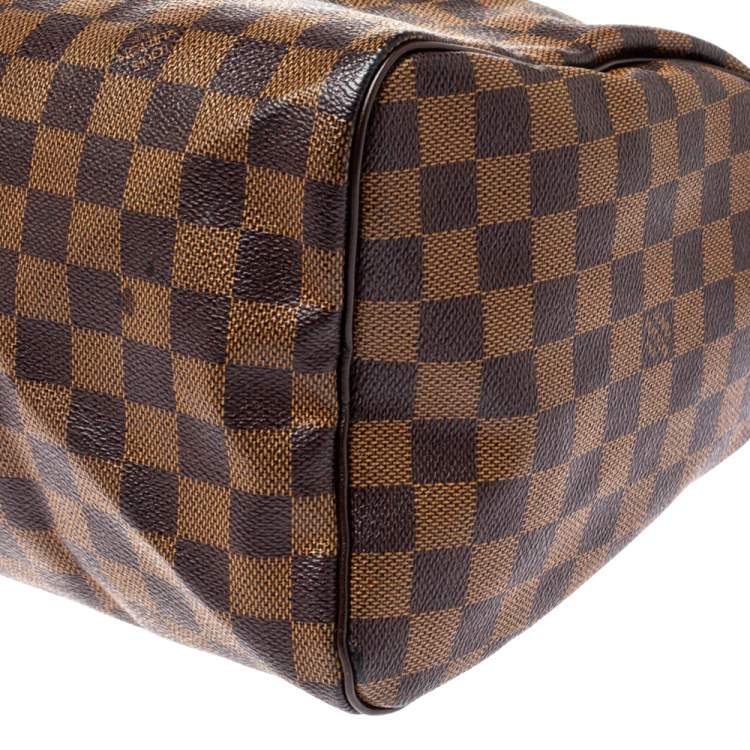 Pre Owned Louis Vuitton Damier Ebene Canvas Speedy 30 Bag