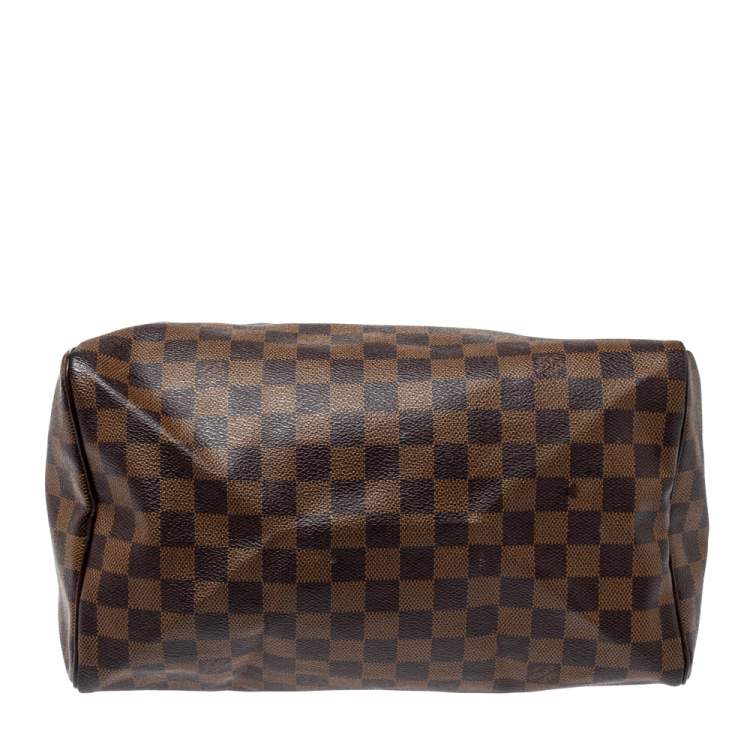 Pre Owned Louis Vuitton Damier Ebene Canvas Speedy 30 Bag
