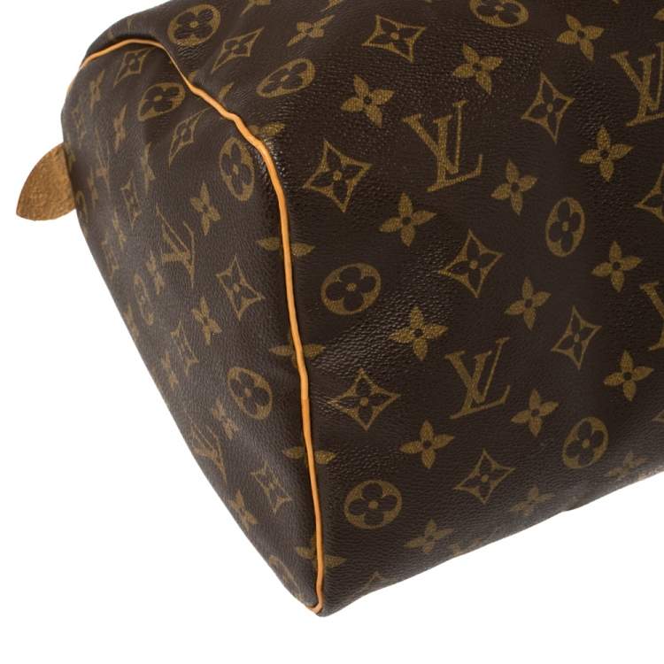 Pre Owned Louis Vuitton Monogram Canvas Speedy 35 Bag