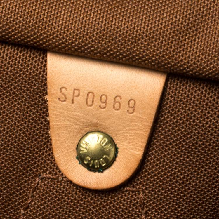 Pre Owned Louis Vuitton Monogram Canvas Speedy 35 Bag
