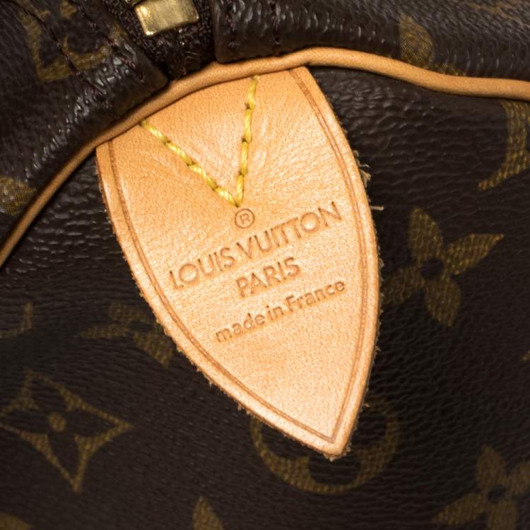 Pre Owned Louis Vuitton Monogram Canvas Speedy 35 Bag