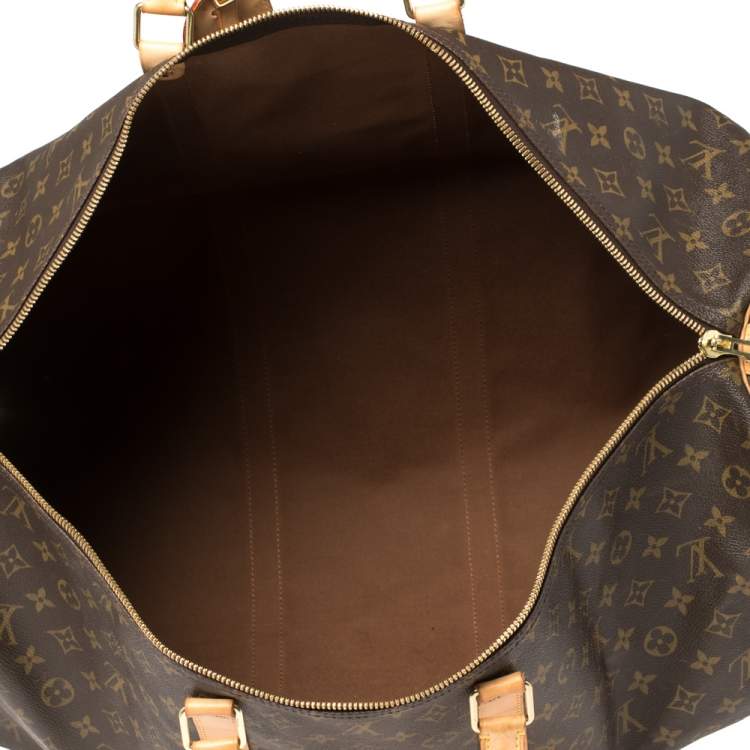 Pre Owned Louis Vuitton Monogram Canvas Keepall 60 Bag
