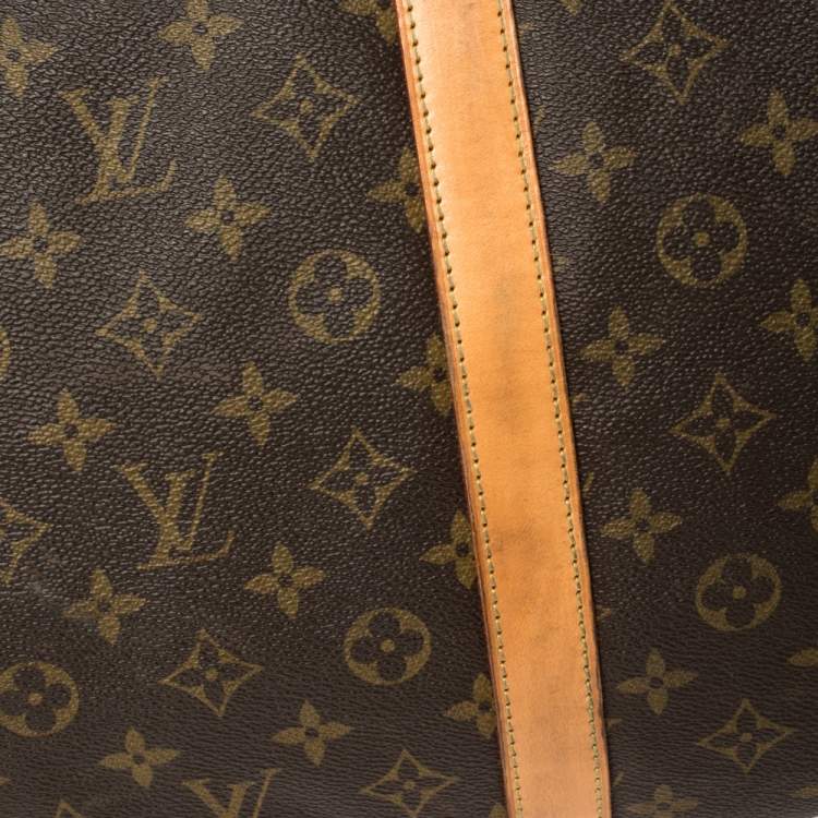 Pre Owned Louis Vuitton Monogram Canvas Keepall 60 Bag