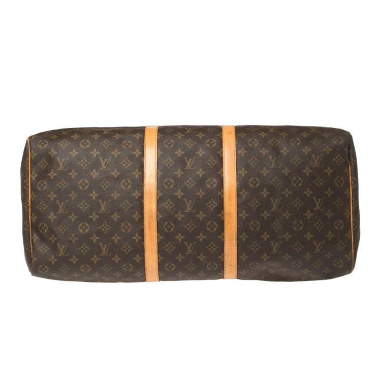 Pre Owned Louis Vuitton Monogram Canvas Keepall 60 Bag