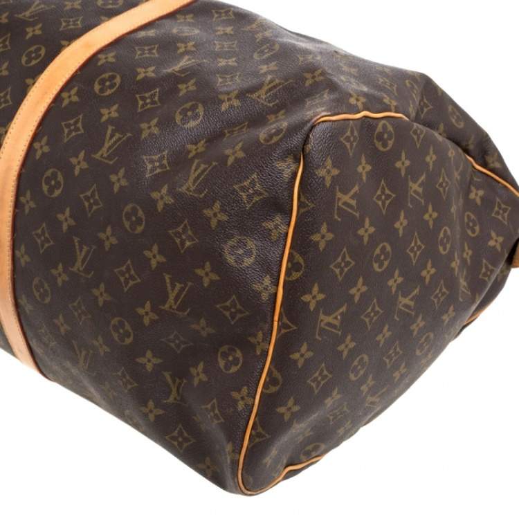 Pre Owned Louis Vuitton Monogram Canvas Keepall 60 Bag