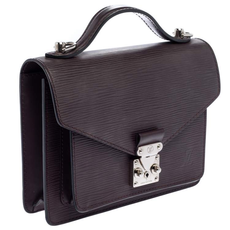 Pre Owned Louis Vuitton Quetsche Epi Leather  Monceau BB Bag