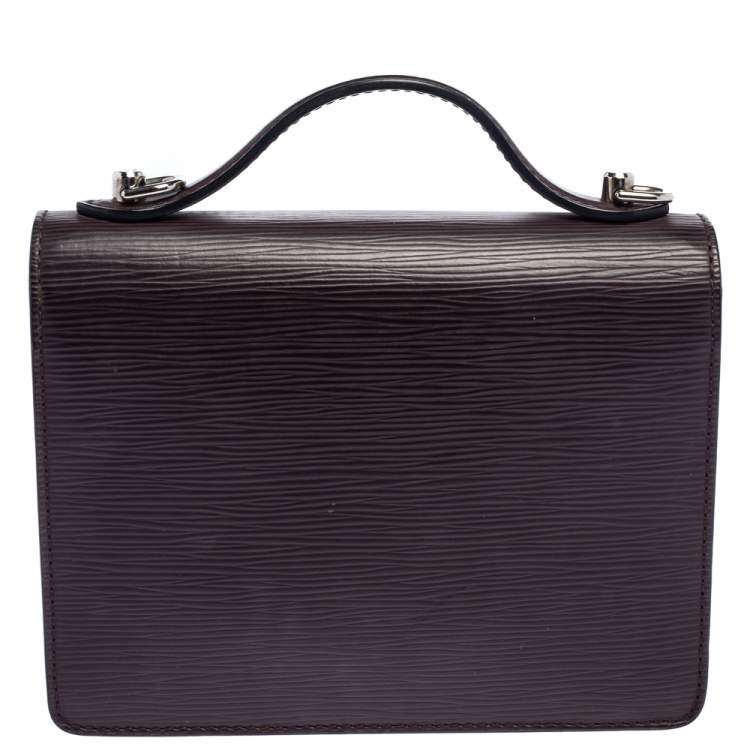 Pre Owned Louis Vuitton Quetsche Epi Leather  Monceau BB Bag
