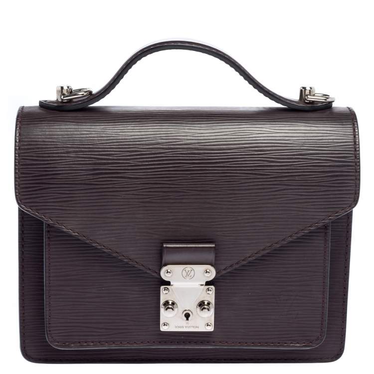 Pre Owned Louis Vuitton Quetsche Epi Leather  Monceau BB Bag
