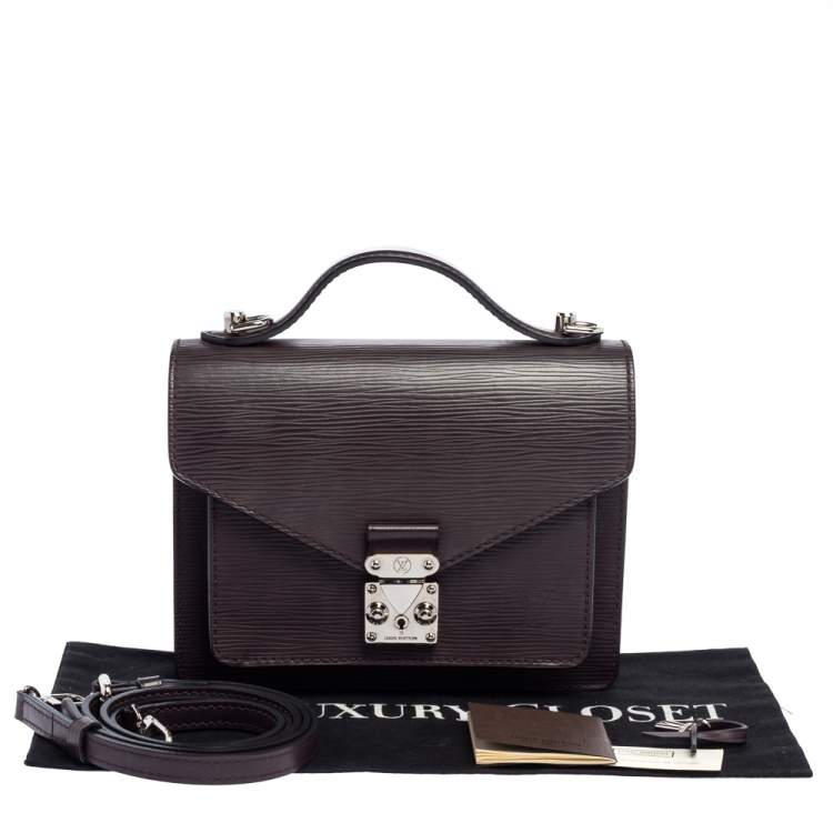 Pre Owned Louis Vuitton Quetsche Epi Leather  Monceau BB Bag