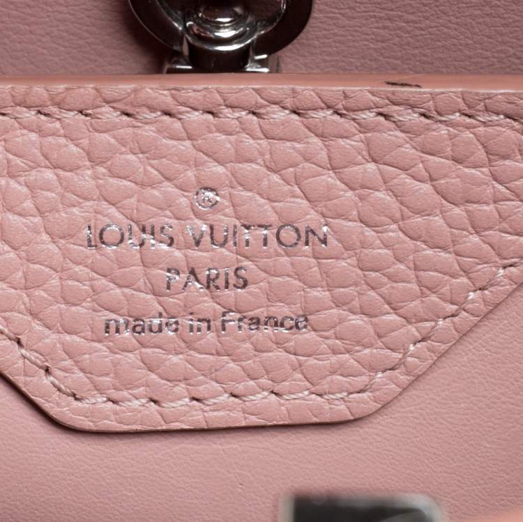 مملوكة مسبقًا Louis Vuitton Magnolia Taurillon Leather Mechanical Flower Capucines BB Bag