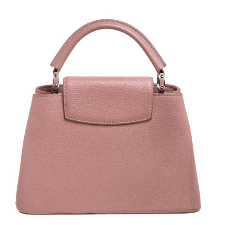 مملوكة مسبقًا Louis Vuitton Magnolia Taurillon Leather Mechanical Flower Capucines BB Bag