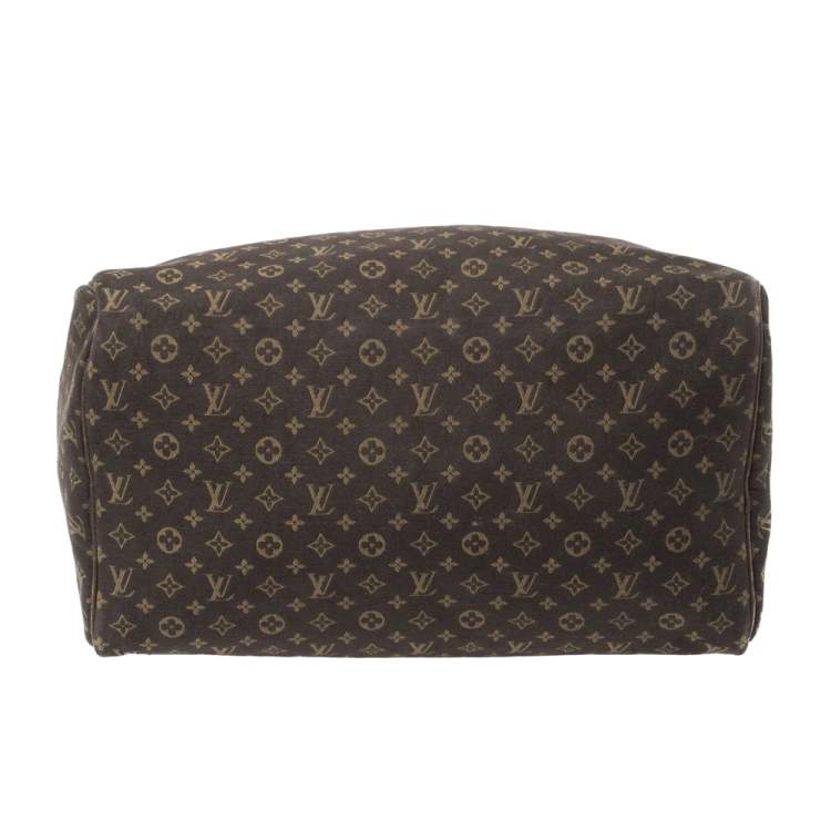 مملوكة مسبقًا Louis Vuitton Fusain Monogram Canvas Mini Lin Speedy 30 Bag